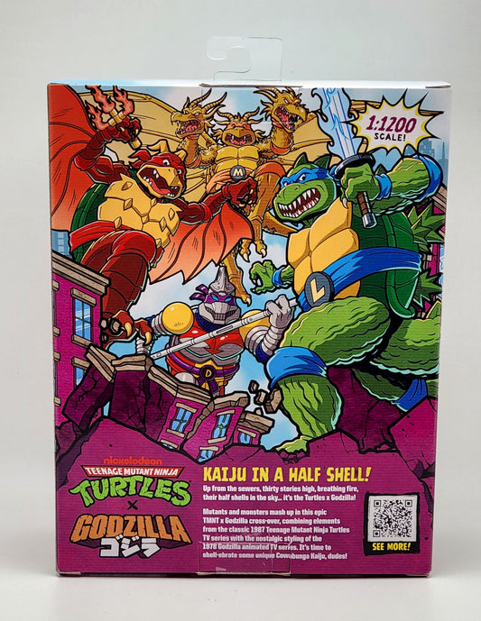 Teenage Mutant Ninja Turtles x Godzilla Mashups- Mikey x King Ghidorah (Three-Headed Mutant)