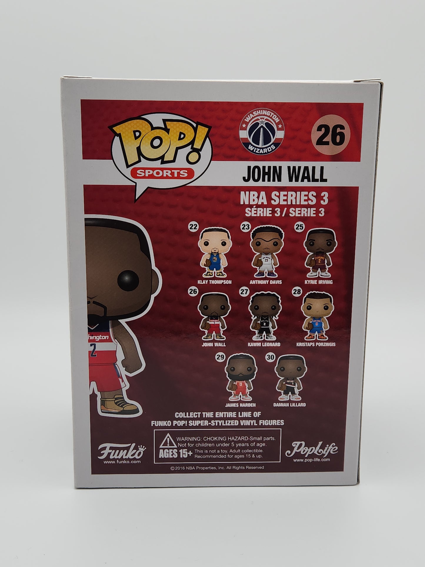 Funko Pop! Basketball- Washington Wizards: John Wall