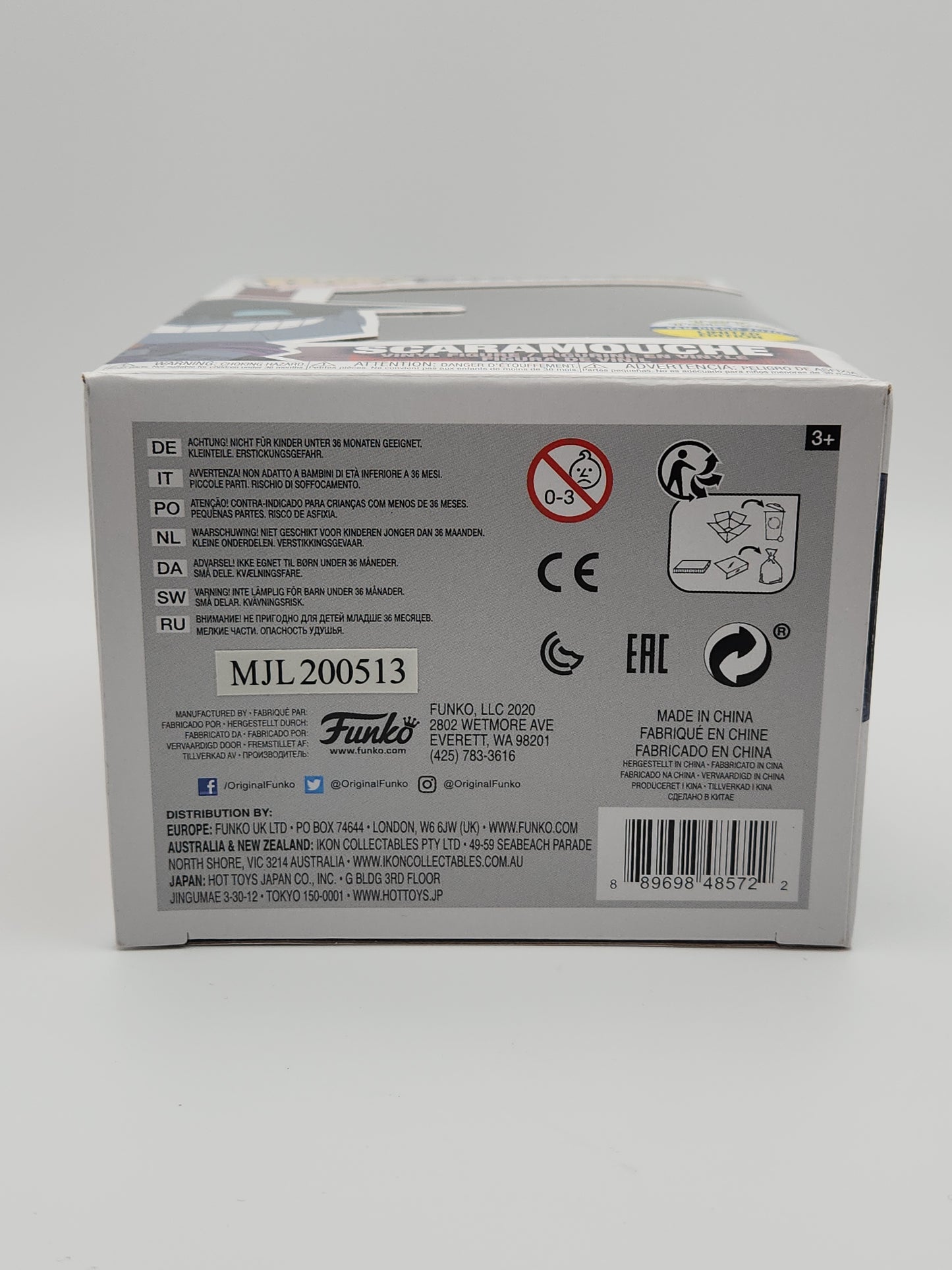 Funko Pop! Animation- Samurai Jack: Scaramouche