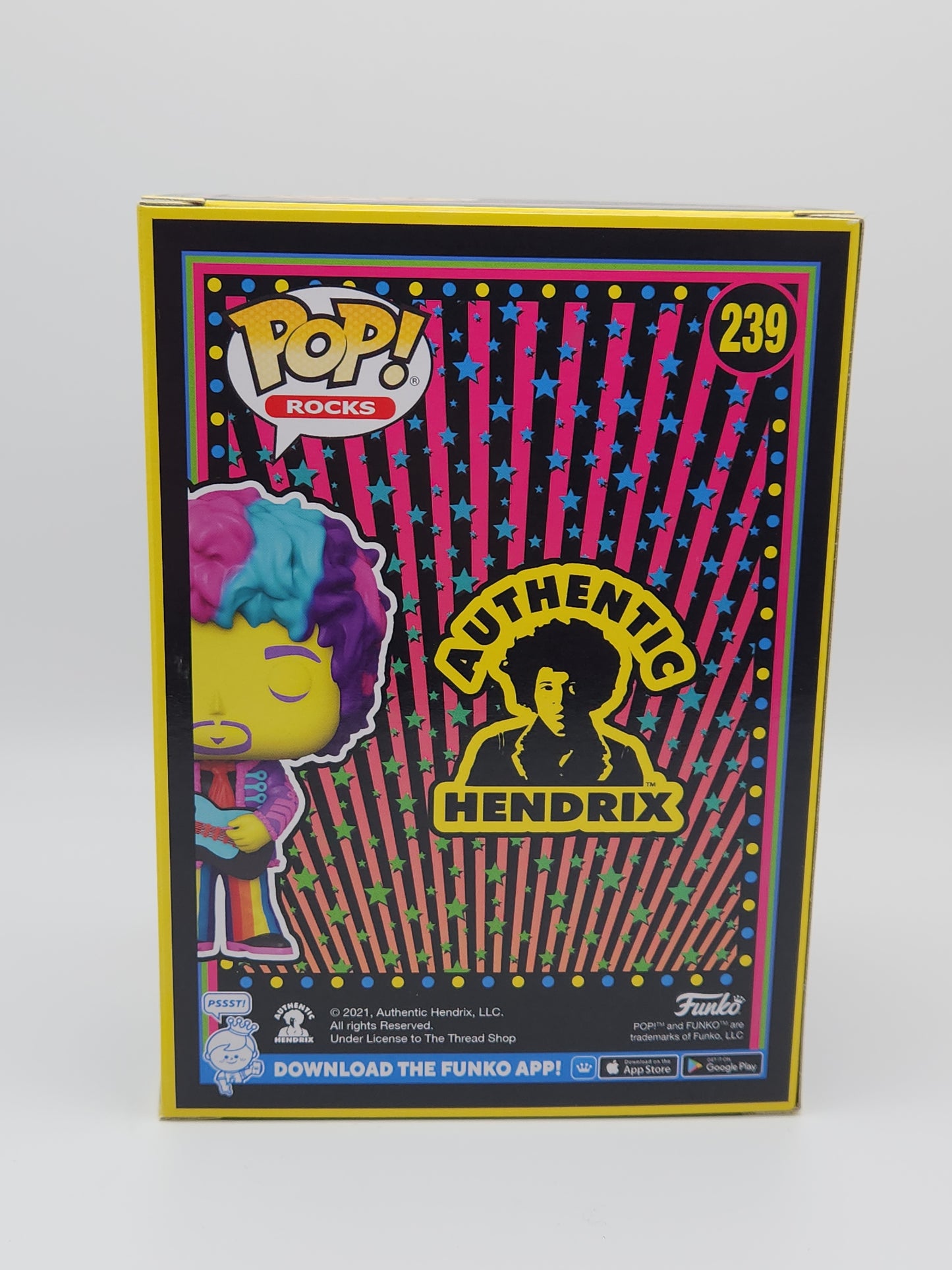 Funko Pop! Rocks- Jimi Hendrix (Blacklight)