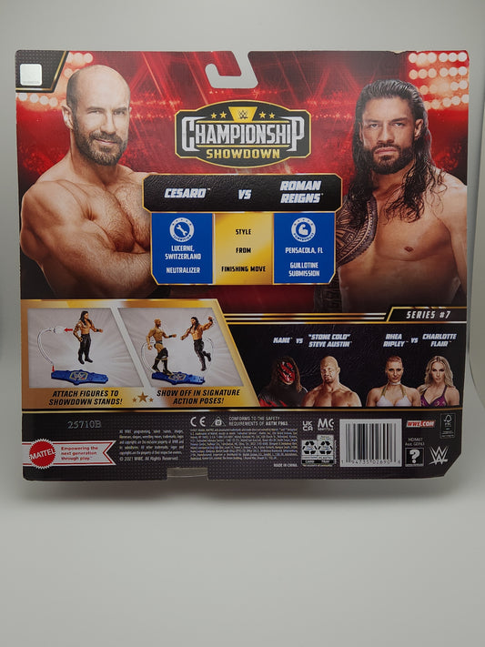 WWE Championship Showdown- Cesaro vs Roman Reigns (2pk)