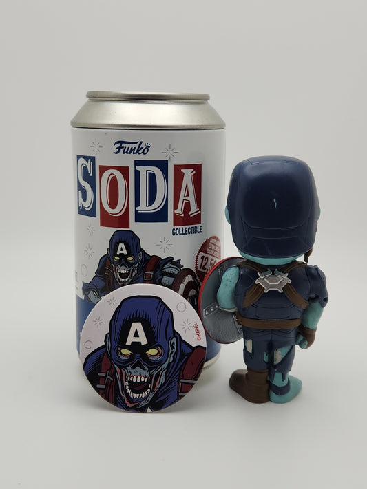 Funko Soda- Zombie Captain America