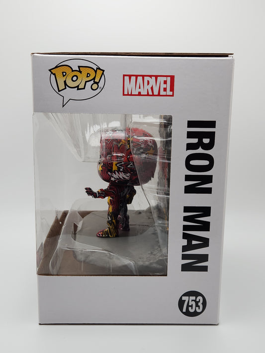 Funko Pop! Marvel- Deluxe Street Art: Iron Man