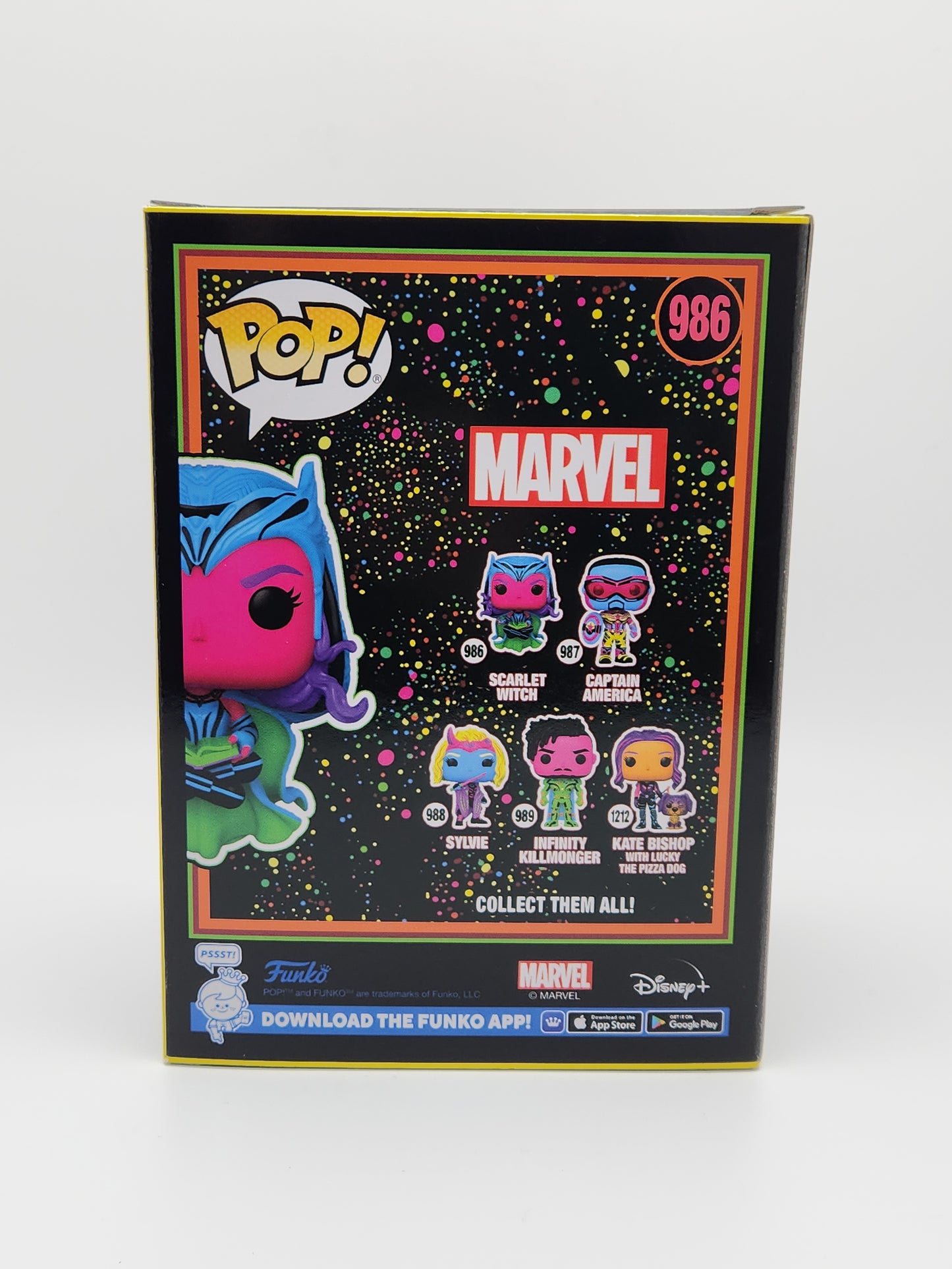 Funko Pop! Marvel- WandaVision: Scarlet Witch (Blacklight)