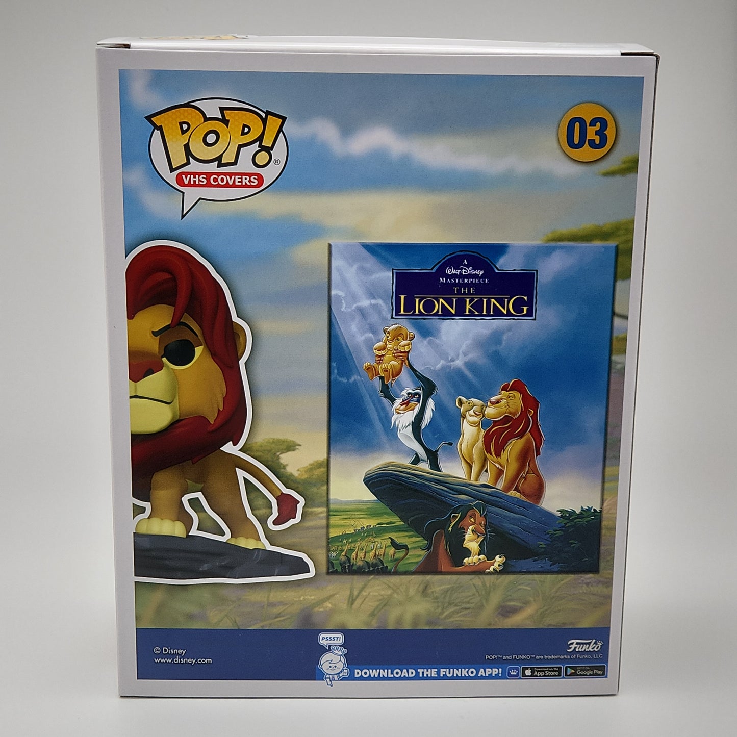 Funko Pop! VHS Cover- Simba on Pride Rock (Lion King)