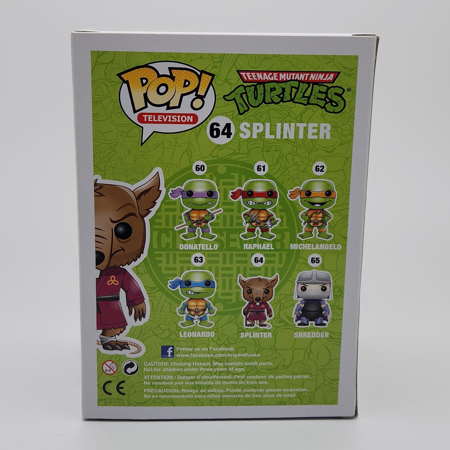 Funko Pop! Television- Teenage Mutant Ninja Turtles: Splinter