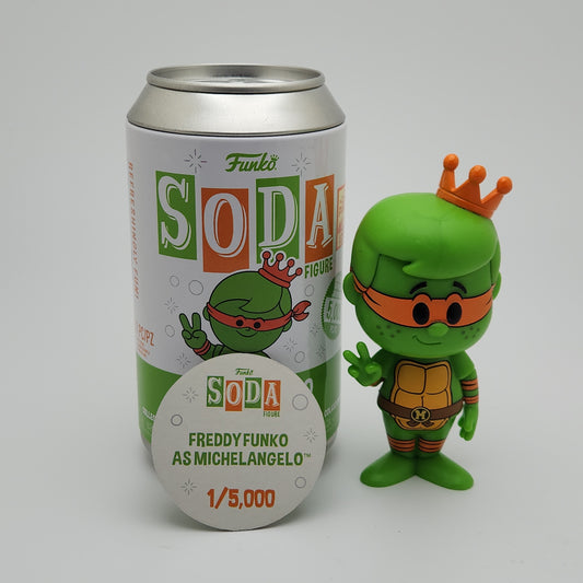 Funko Soda- Freddy Funko As Michelangelo