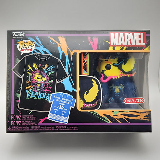 Funko Pop! & Tees- Venom (Eddie Brock) Large