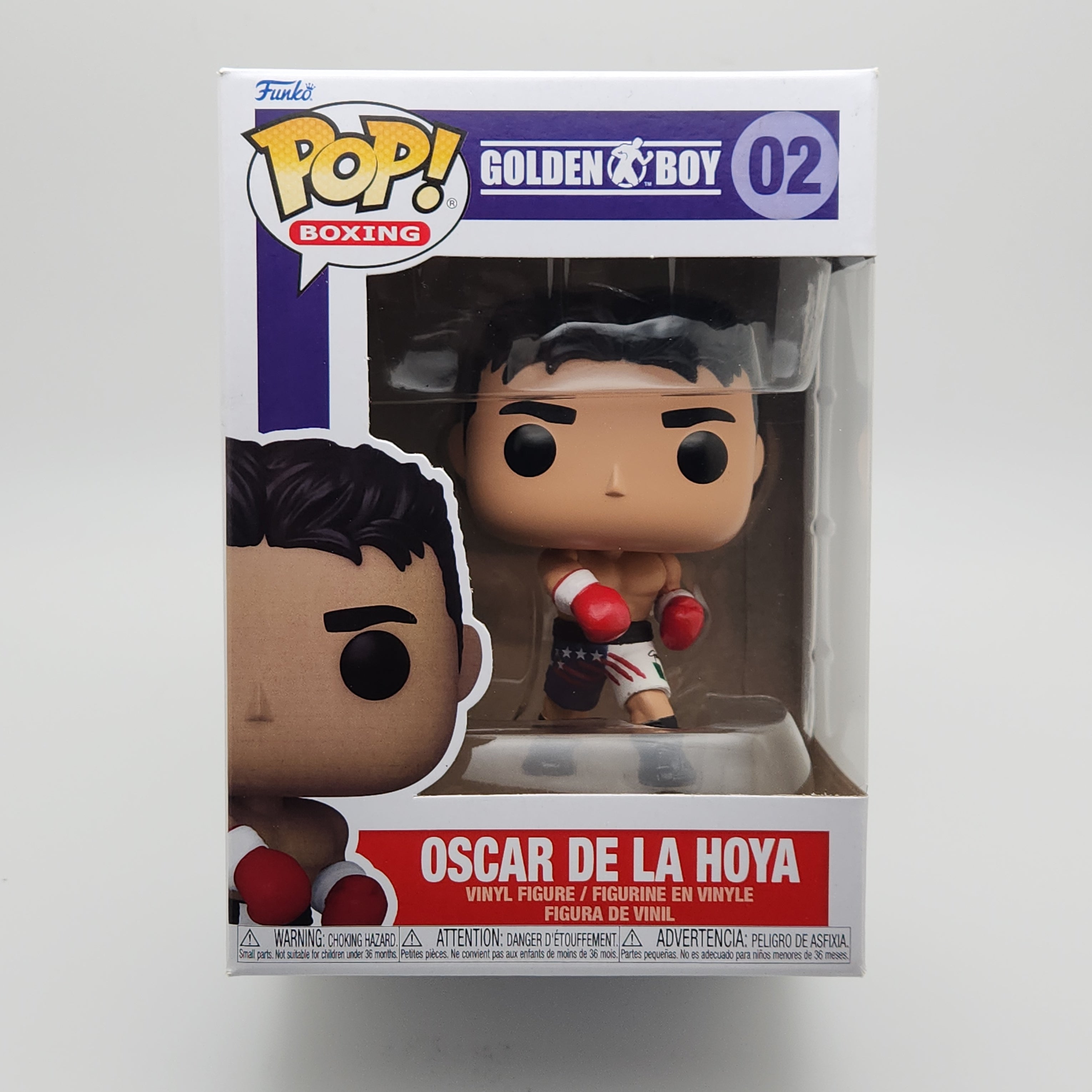 Funko Pop! Oscar De La Hoya - Figura In Vinile 3 3/4" Con Custodia Protettiva, Boxing Legend, Collezionabile