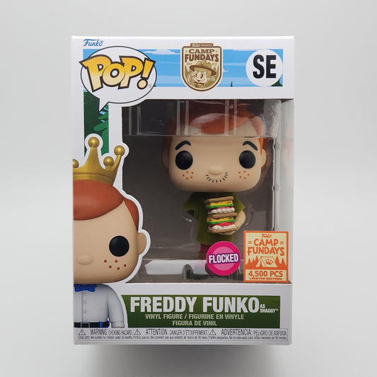 Funko Pop! SE- Camp Fundays 2023: Freddy as Shaggy (Flocked) Error