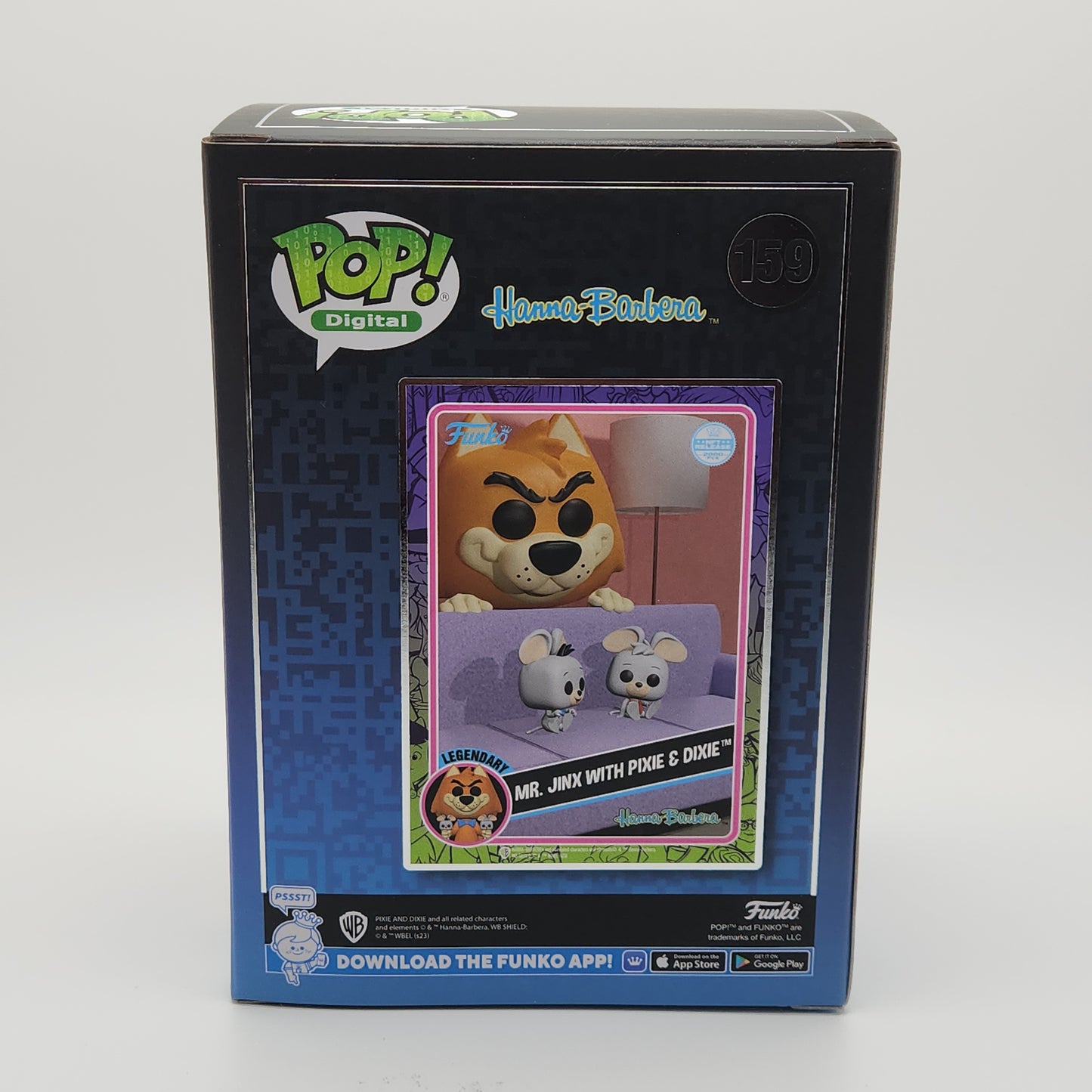 Funko Pop! Digital- Hanna Barbera: Huckleberry Hound: Mr. Jinx with Pixie & Dixie