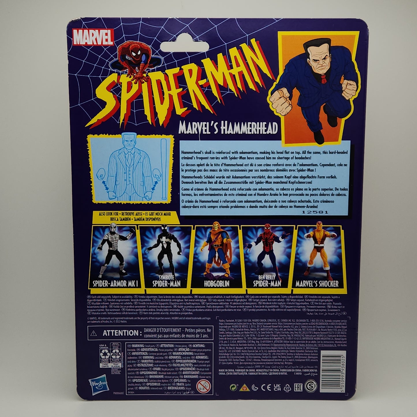 Marvel Legends Retro Collection Series- Spider-Man: Marvels Hammerhead