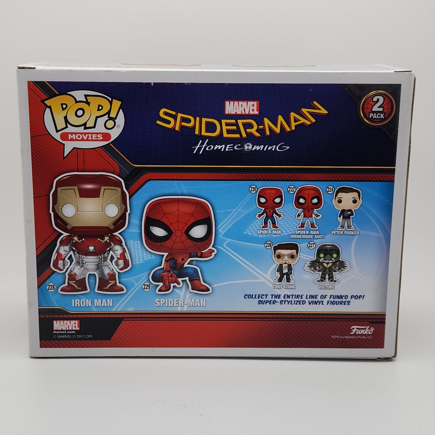 Funko Pop! Marvel- Spider-Man Homecoming: Iron Man & Spider-Man (2pk)