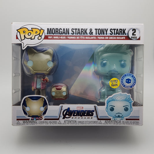 Funko Pop! Marvel- Avengers Endgame: Morgan Stark & Tony Stark (2pk)