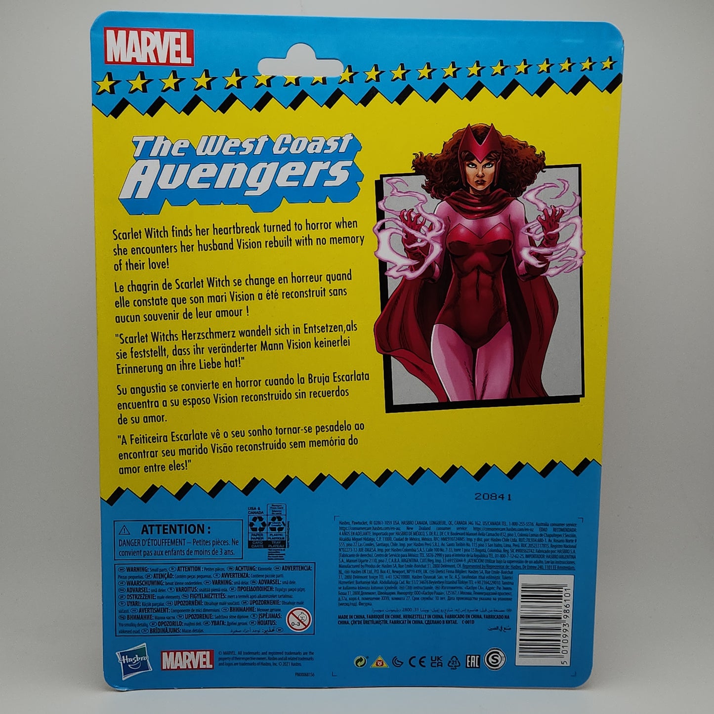 Marvel Legends Retro Collection Series- The West Coast Avengers- Scarlet Witch