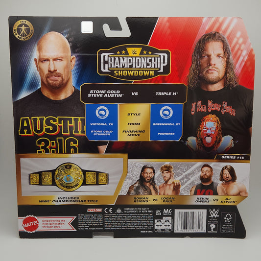 WWE Championship Showdown- Stone Cold Steve Austin vs. Triple H