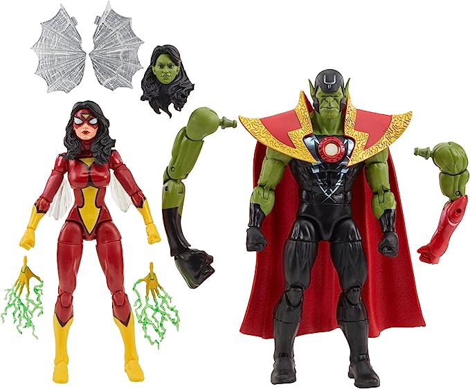 Marvel Legends Series Collection- Marvel Avengers: Skrull Queen & Super-Skrull (2-pack)