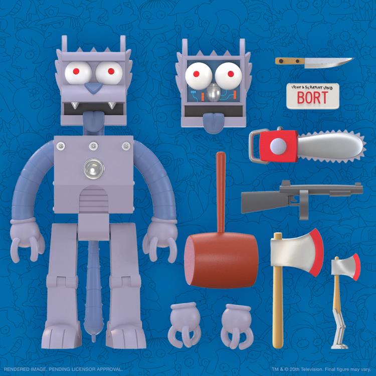 Super7 Ultimates- The Simpsons: Robot Scratchy