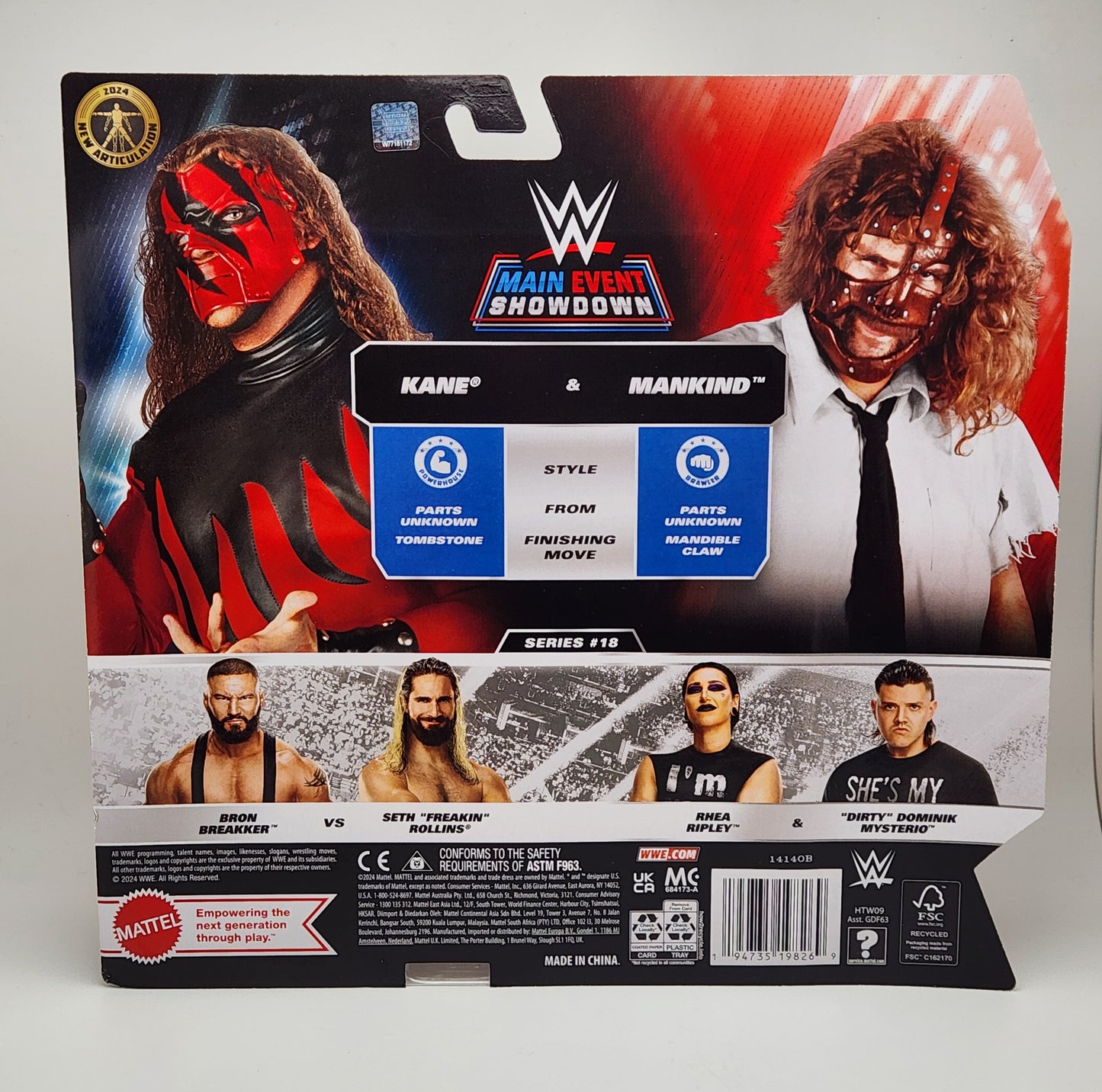 WWE Main Event Showdown- Kane & Mankind (2pk)