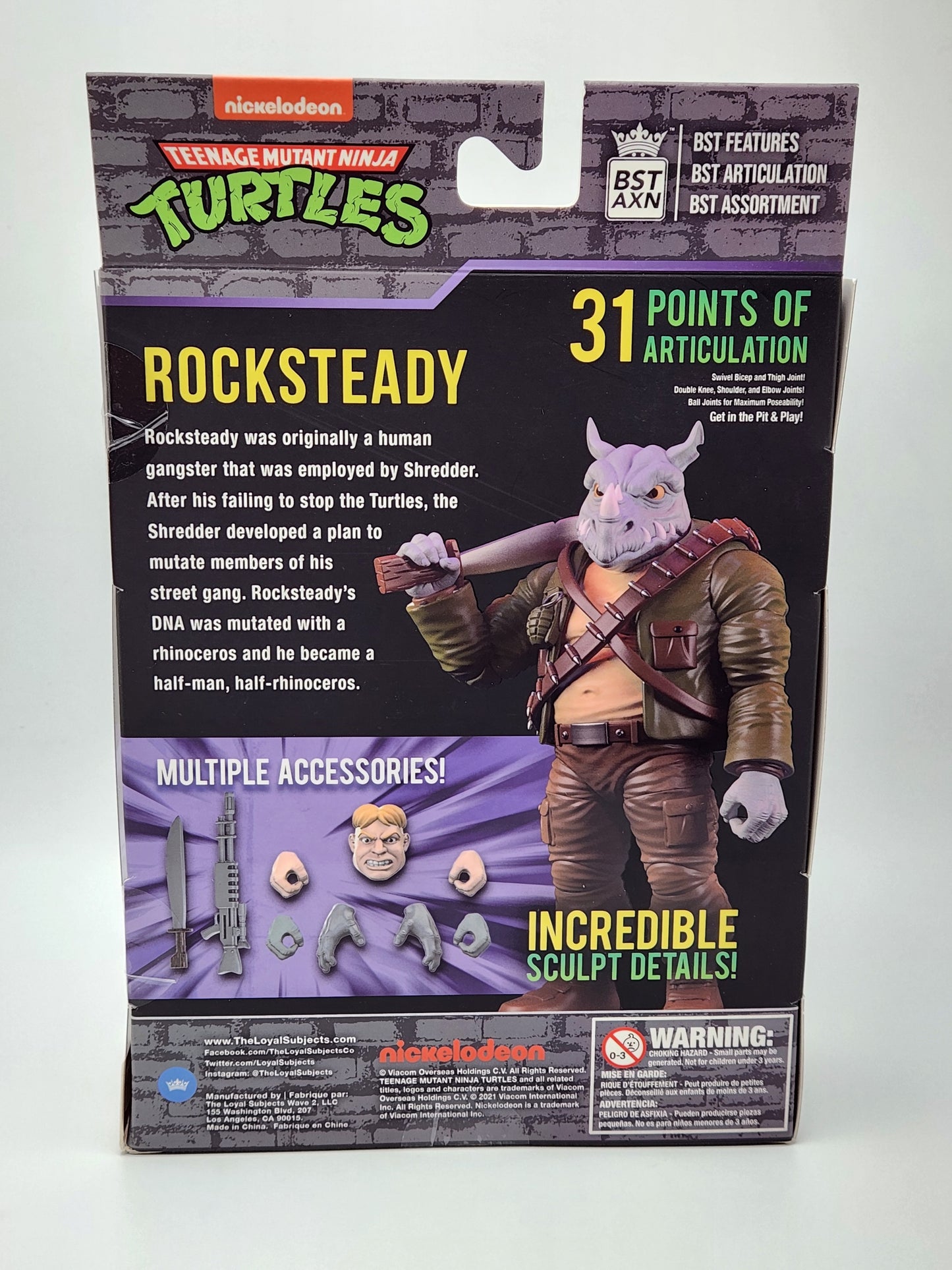 Teenage Mutant Ninja Turtles- Rocksteady (BST-AXN)
