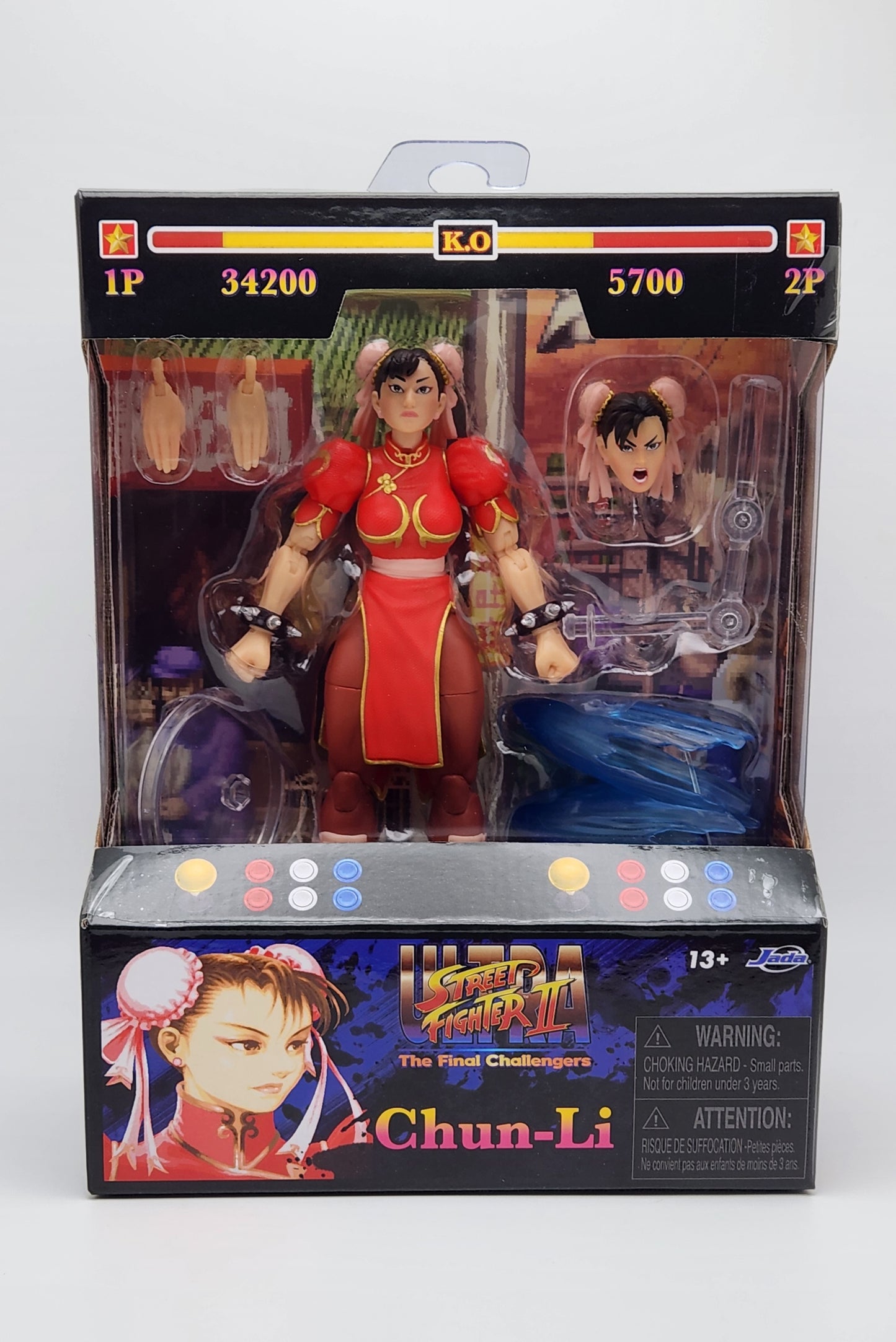 Ultra Street Fughter II- Chung-Li (Jada Toys) Chase Red Version