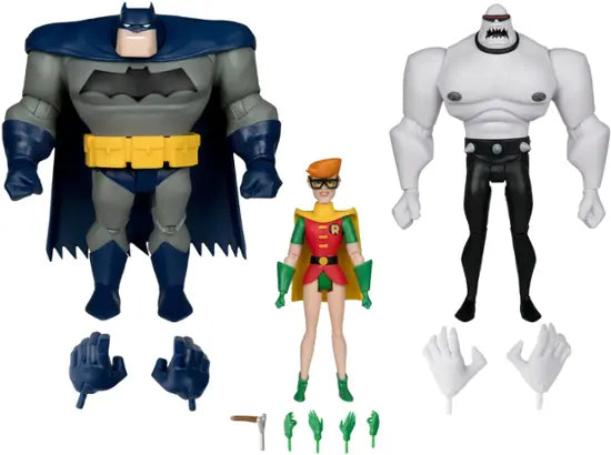 Batman: The New Batman Adventures- Batman, Mutant Leader & Robin 3pk (Legends of the Dark Knight) McFarlane Toys