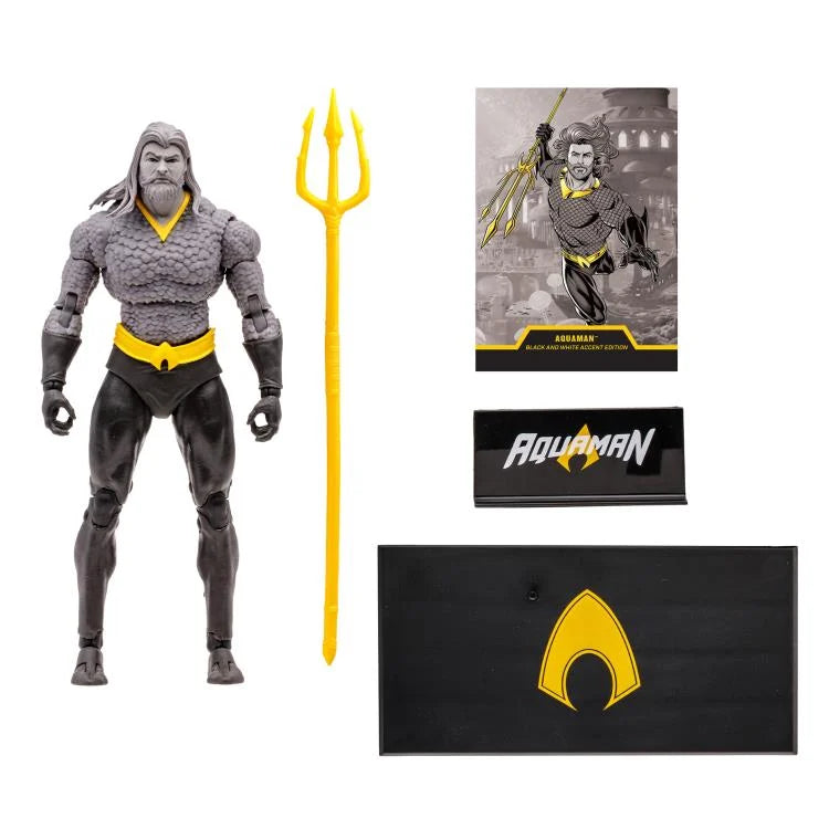 DC Multiverse- Endless Winter: Aquaman (Limited Black & White Accent Edition) BBTS Exclusive