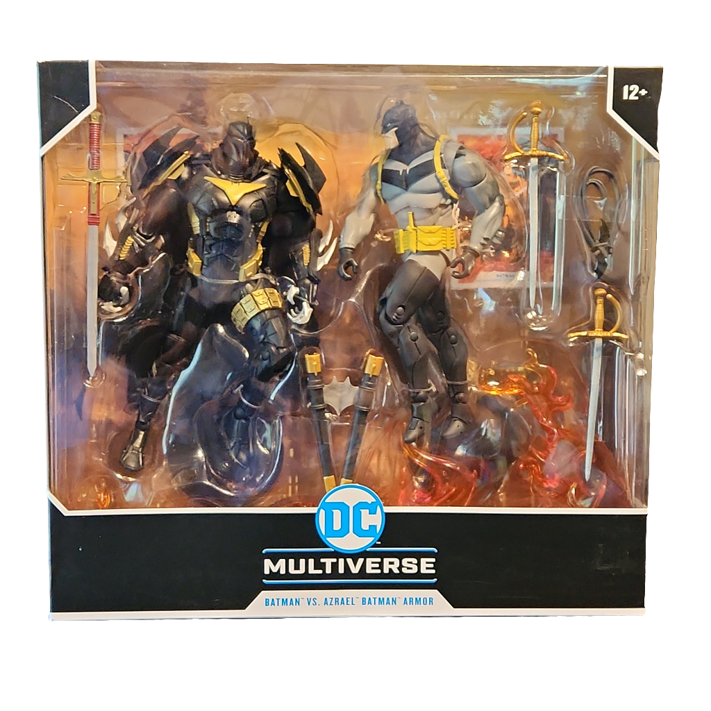 DC Multiverse- Batman vs. Azrael Batman w/ Armor (2pk)