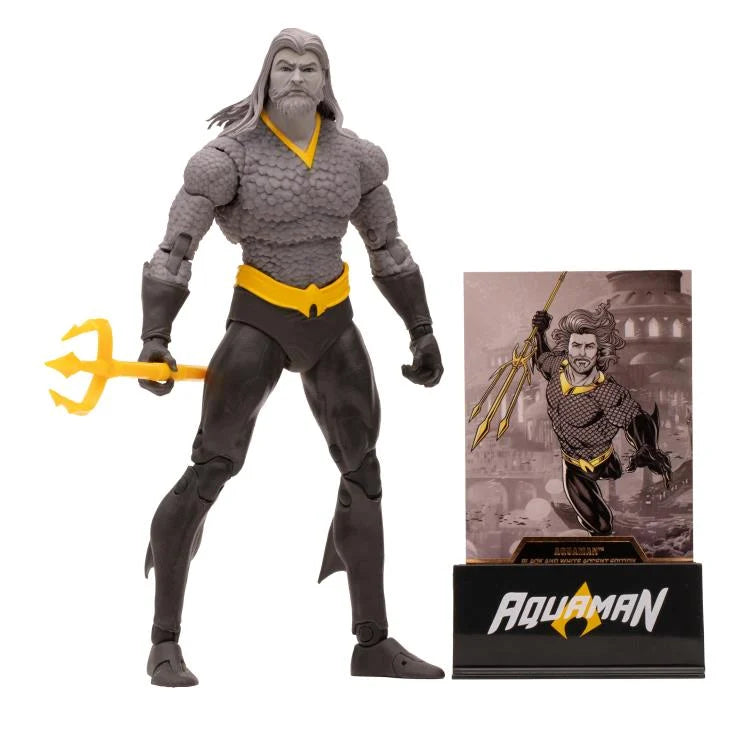 DC Multiverse- Endless Winter: Aquaman (Limited Black & White Accent Edition) BBTS Exclusive