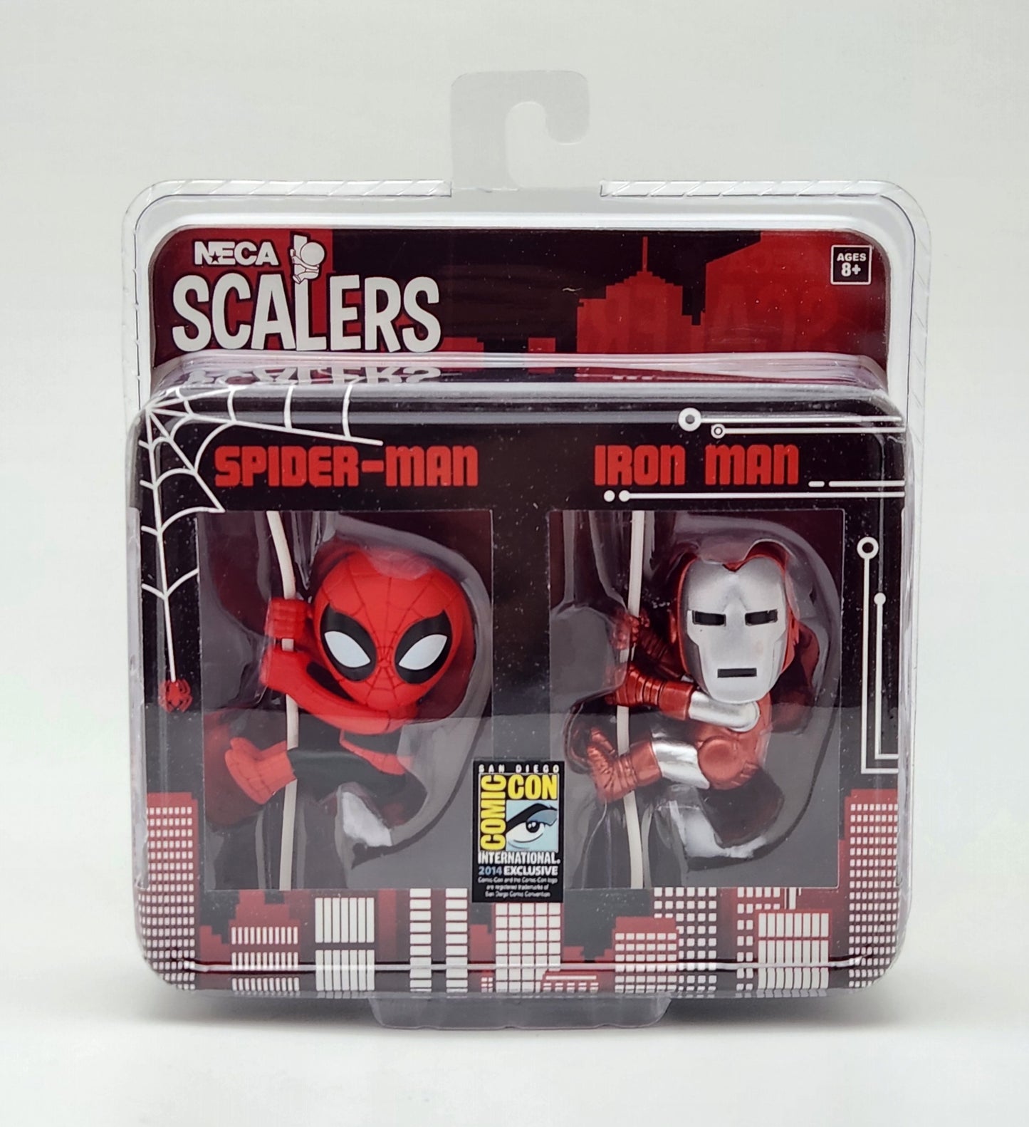 Scalers- Marvel-Iron Man & Spider-Man (2-pac) (NECA)