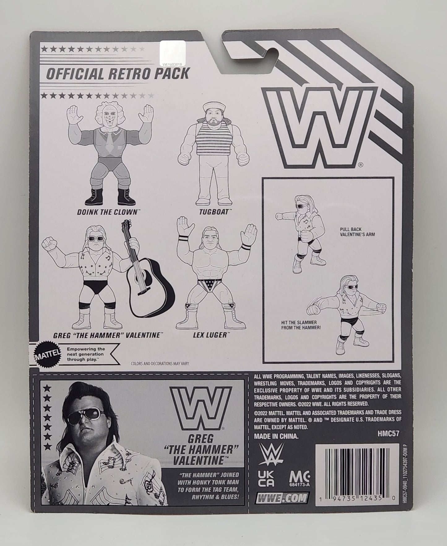 WWE Retro Superstars- Greg "The Hammer" Valentine