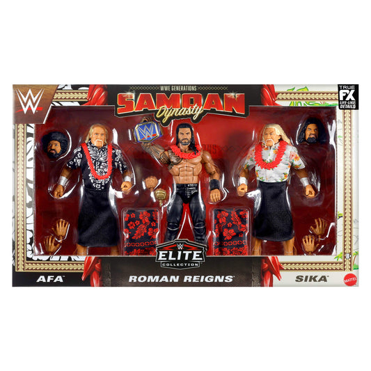 WWE Elite Collection Series- WWE Generations: Samoan Dynasty (3 pack)