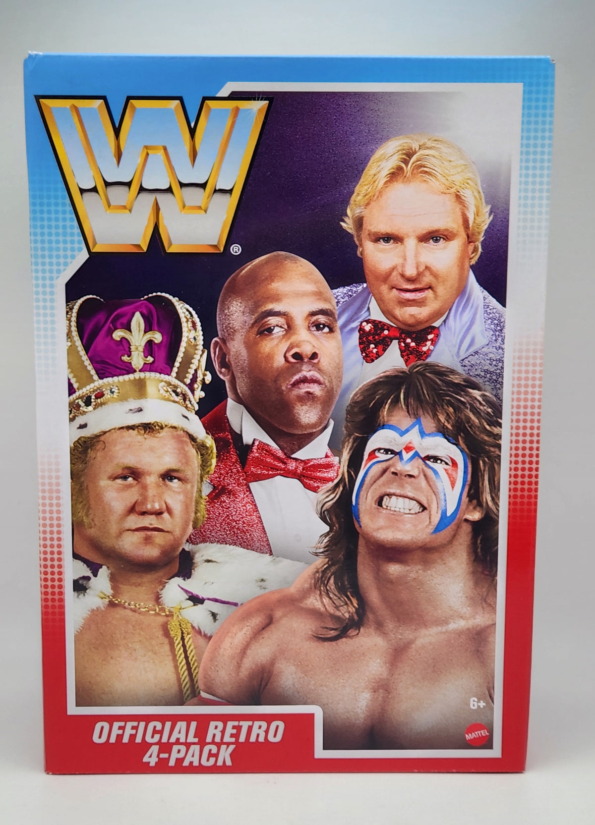 WWE Retro Superstars- Series 18- Ultimate Warrior, Virgil, Bobby "The Brain Heenan, King Harley Race (4-pack)