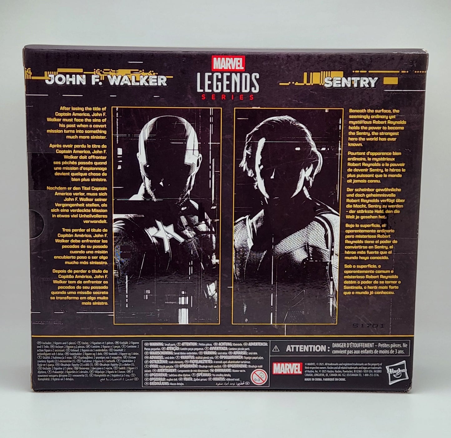 Marvel Legends Series Collection- Thunderbolts- John F. Walker & Sentry (2-pack)