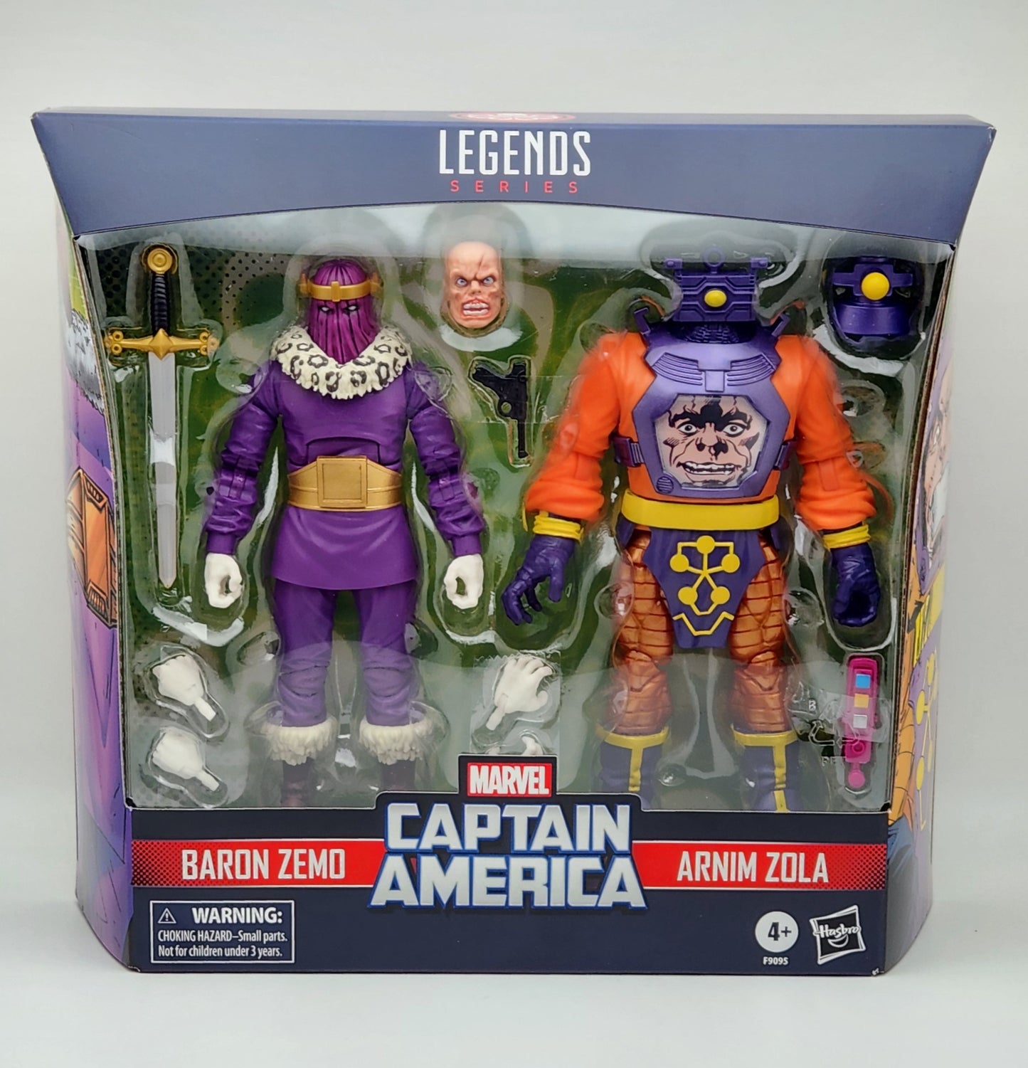 Marvel Legends Series Collection- Captain America: Baron Zemo & Arnim Zola (2-pack)