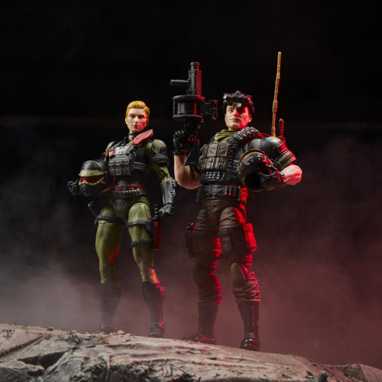 G.I. Joe Classified Series- Vincent R. "Falcon" Falcone & Quarrel (Night Force)