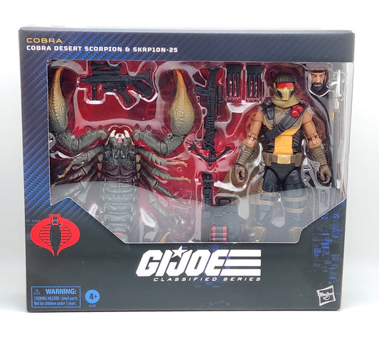 G.I. Joe Classified Series- Cobra Desert Scorpion & SKRP10N-25 (2-pack)