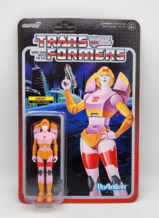 Super7 Reaction- Transformers- Arcee (Pink & Orange)