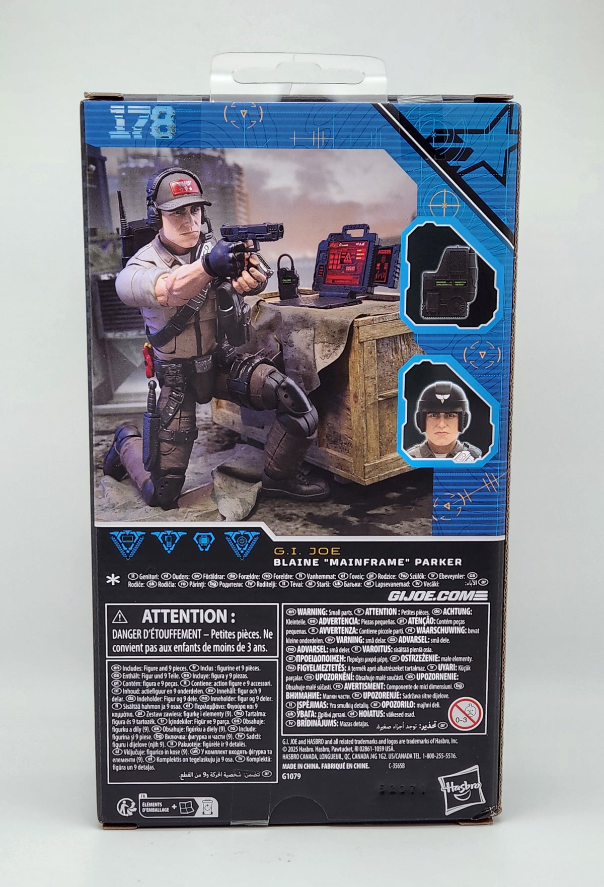 G.I. Joe Classified Series- Blaine "Mainframe" Parker