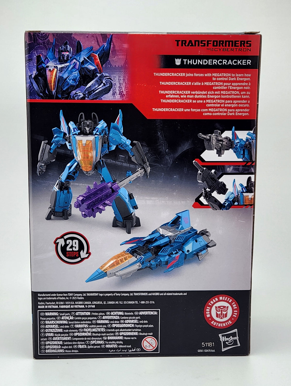 Transformers Deluxe- War for Cybertron- Voyager Class- Thundercracker