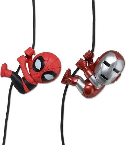 Scalers- Marvel-Iron Man & Spider-Man (2-pac) (NECA)