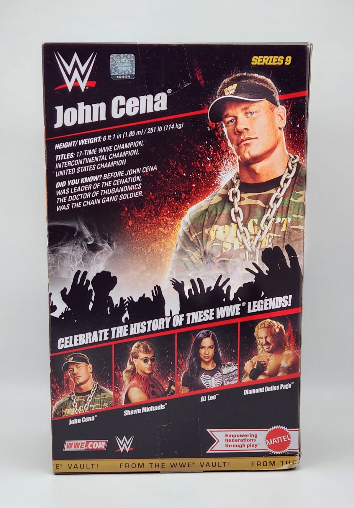 WWE Elite Collection Series- From The Vault Series 9- John Cena (Word Life)