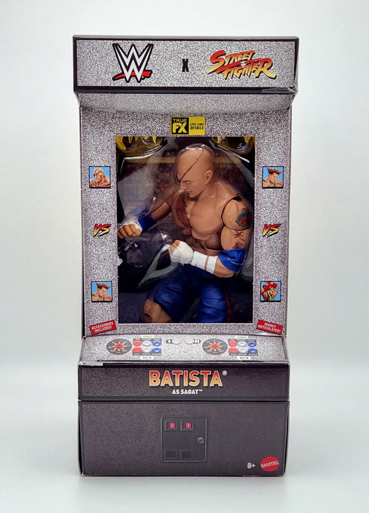 WWE x Street Fighter Elite Collection Series- Batista as Sagat