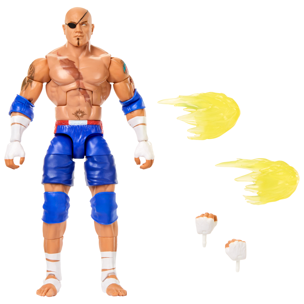 WWE x Street Fighter Elite Collection Series- Batista as Sagat