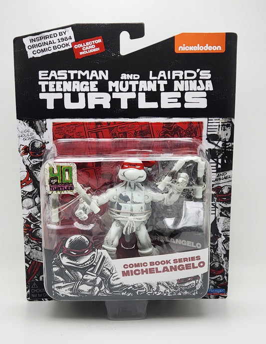 Teenage Mutant Ninja Turtles- Comic Book Series- Michelangelo (B&W Version) Eastman and Laird's