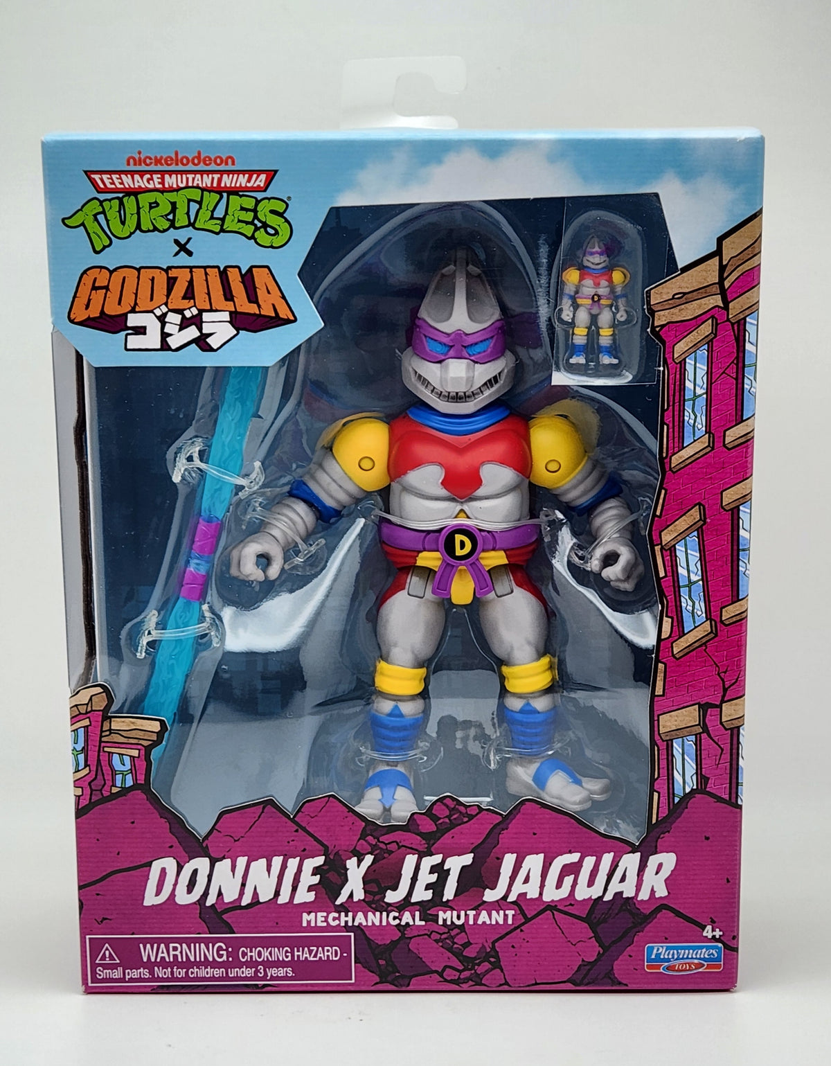 Teenage Mutant Ninja Turtles x Godzilla Mashup- Donnie x Jet Jaguar (Mechanical Mutant)