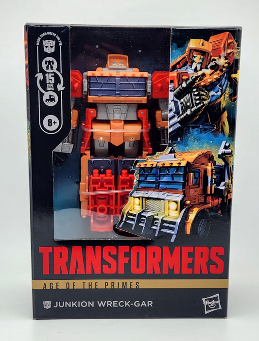 Transformers Deluxe- Age of the Primes- Voyager Class- Junkion Wreck-Gar