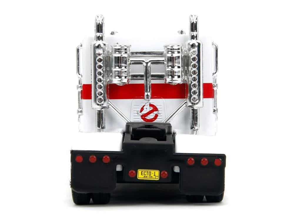 Ghostbusters x Transformers- Hollywood Rides- 40th Anniversary- G1 Optimus Prime (Ecto-1 Graphics) 1/32 Scale