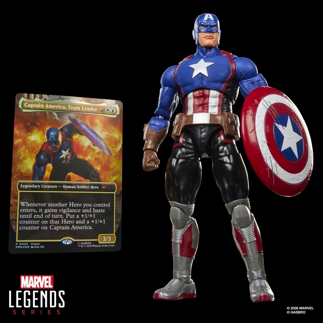 Marvel Legends Series Collection- Magic the Gathering- Captain America (Avengers Twilight)