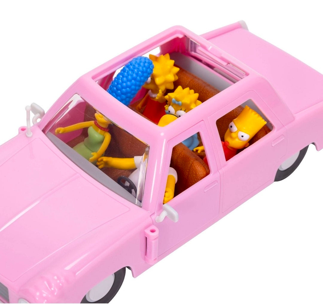 The Simpsons- Simpsons Family with Sedan